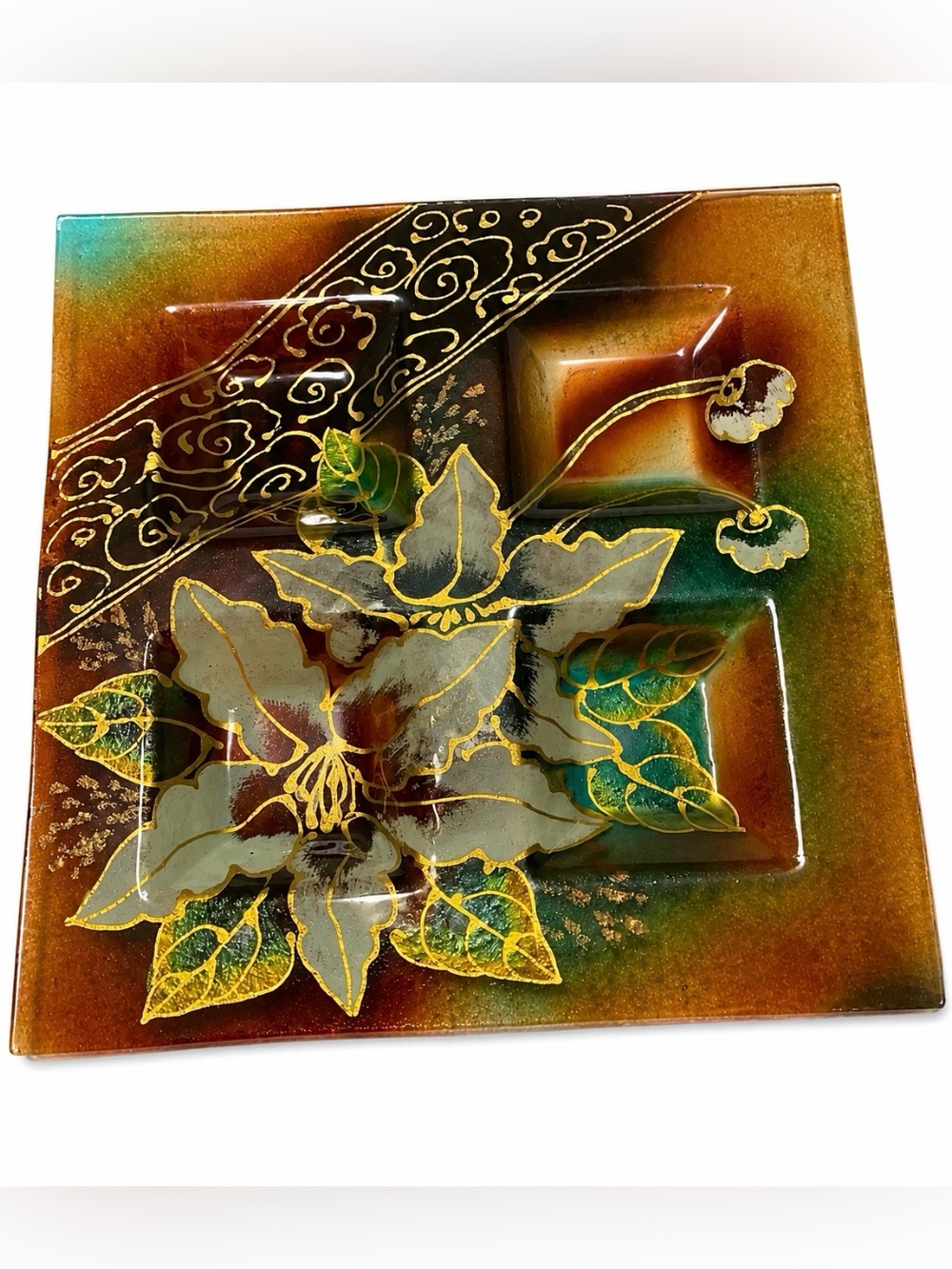 Desti Design Glass Divided Serving Dish Gorgeous